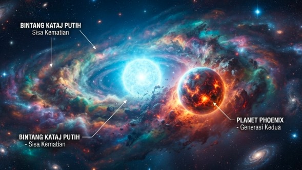 Planet Phoenix Ditemukan: Kandidat Planet Generasi Kedua dari Sisa Kematian Bintang
